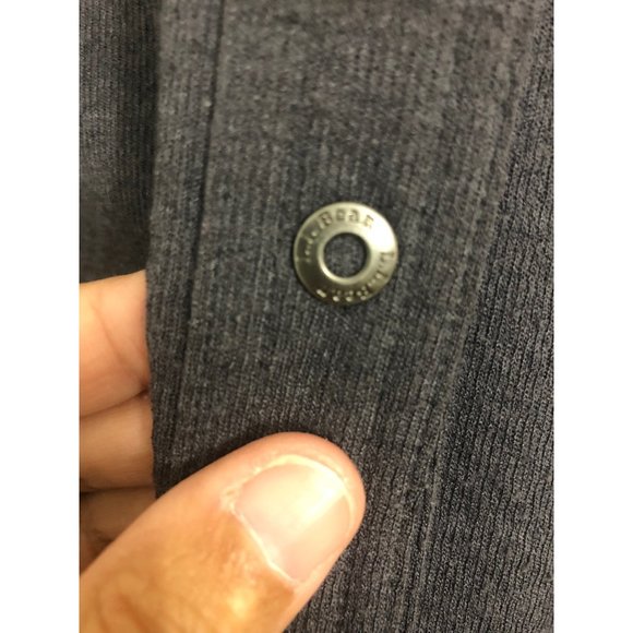 LL Bean Women's Grey Button Down LS Shirt size XL - Picture 6 of 8